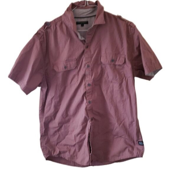 Truth Substance Men's Button Down Short Sleeve Shirt - Picture 1 of 3